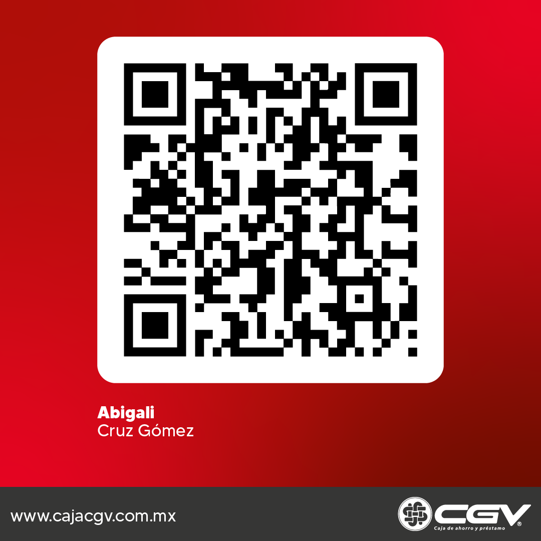Abigali Cruz Gómez caja cgv